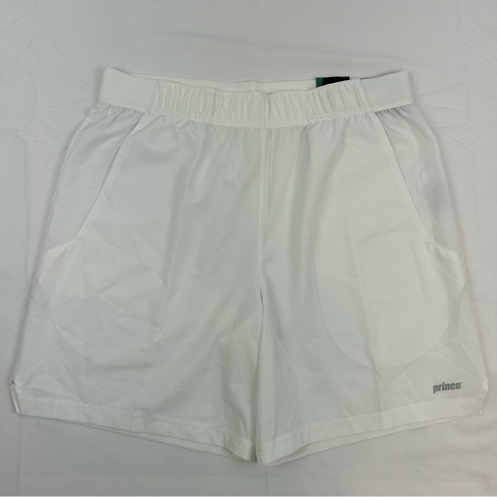 *NEW* Prince Lightweight 7” Tennis Shorts Men’s Large White